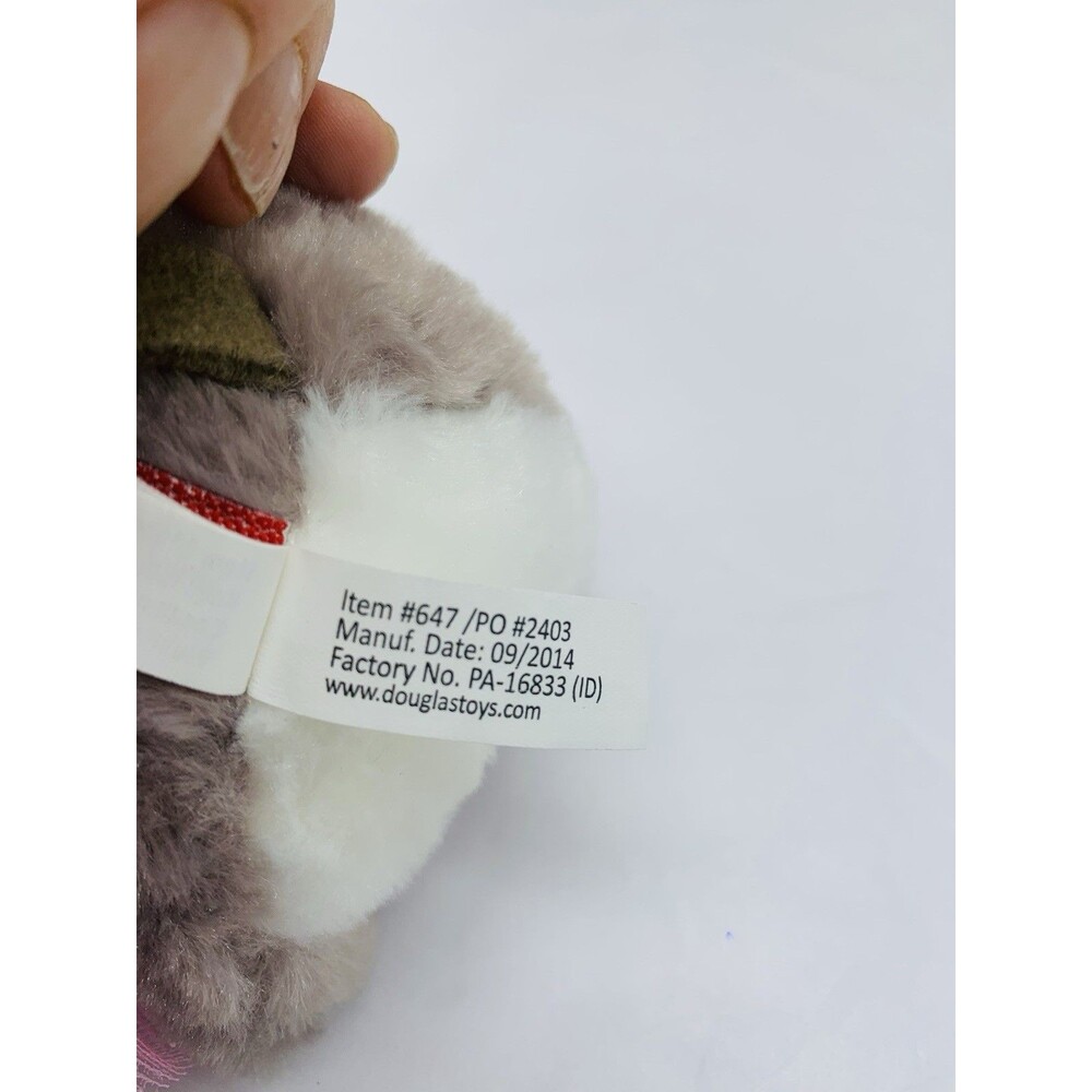 Douglas Cuddle Toys Tippy Toe Ballerina Mouse # 647 Grey Stuffed Animal Toy 5” - Picture 10 of 13